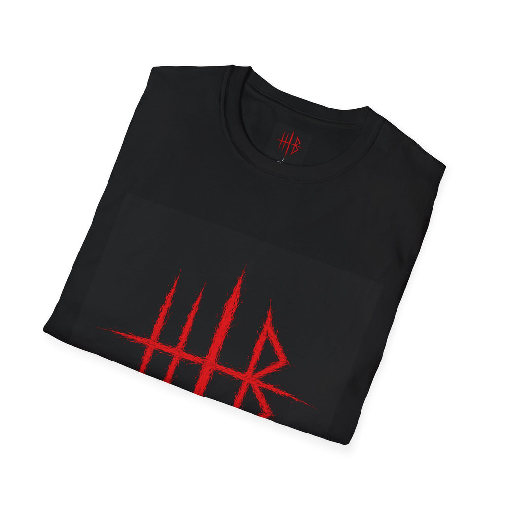 Red Claw Marks Symbol T-Shirt | Horror Logo Tee