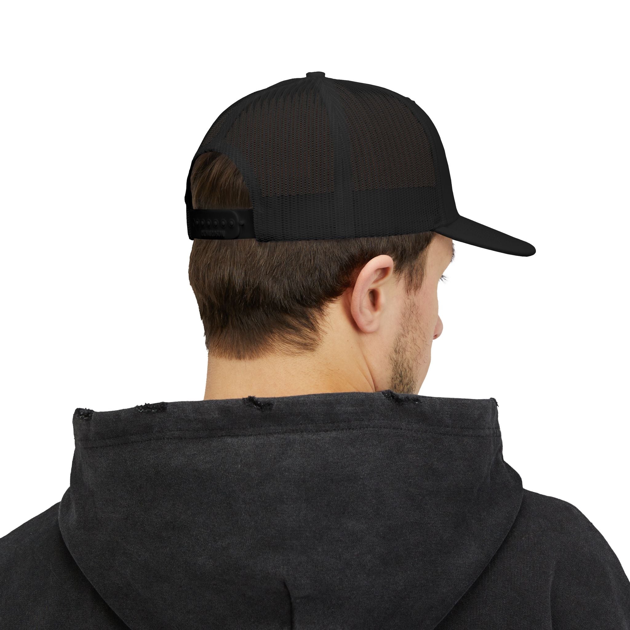 Red Scratch HIB Trucker Hat
